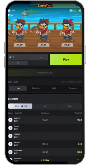 Placing the First Bet
